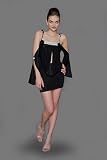 Black Rhinestone Sleeve Dresses by eDressMe new york