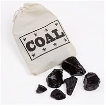 Candy Coal, Christmas candy gift, Stocking stuffer, 5oz. Bag