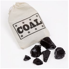 Candy Coal, Christmas candy gift, Stocking stuffer, 5oz. Bag
