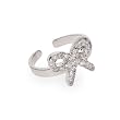 Gabys Sterling Silver CZ Bow Toe Ring