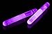 Fun Central 50 Pack - 1.5 Inch Mini Glow Sticks in Bulk - Light Up Sticks for Easter Eggs and Fishing - Purple