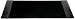 Black Crocodile Embossed Leather 34 x 20 Desk Pad