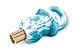 KONG Puppy Binkie Dog Toy, Small, Assorted Pink/Blue