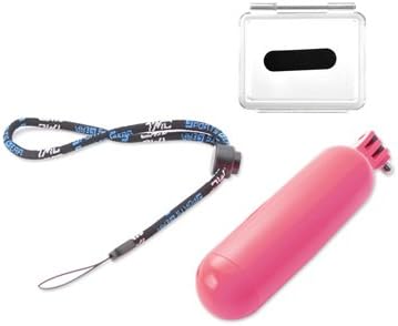 GoPro Bundle Set Diving Bobber Floating Hand Grip Mount / Skeleton or Waterproof Housing Replacement Backdoor Back Door for Hero 2 Hero 3 Camera - Pink