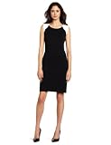Jones New York Women's Sheath Dress, Jet Black/Jet White, Small