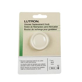 Lutron Electronics RK-IV Ivory Rotating Dimmer Replacement Knob by Lutron