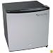 Compact Freezer Refrigerator with Lock - Stainless Steel