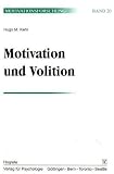 Motivation und Volition. (Bd. 20). by Hogrefe Verlag GmbH + Co.