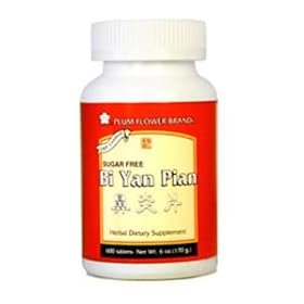 Plum Flower Economy Size - 3959e - Bi Yan Pian - Sugar Free - 600 Tablets