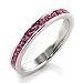 ISADY - Claire - Bague femme - alliance - Oxyde de zirconium rose