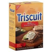 Triscuit Thin Crisps, Rye With Caraway Seeds,