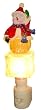 Snowman "Santa" Snow Globe Christmas Night Light #742400L