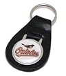 Baltimore Orioles Leather Keychain