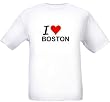 I LOVE BOSTON - City-series - White T-shirt
