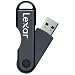 Lexar JumpDrive TwistTurn 32 GB USB 2.0 Flash Drive LJDTT32GASBNA (Gray)