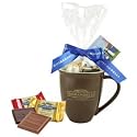 Ghirardelli Chocolate Logo Coffee Mug with Squares Chocolates