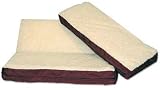 Canine Cushion Fold Away Orthopedic Dog Bed Burgundy 36X48