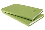 DIY Indispensables US Military Record Books (2 Pack) Log Book Hardcover Journal 5-1/4 x 8 Inch 96 Sheets with Rugged Smyth Sewn Case Binding Blue Line College Ruled Notebook Made in USA