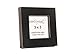 3x3 Solid Wood Made in USA Picture Frame with 1 Inch Border (Gallery Collection) - Black