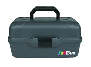 ArtBin Essentials-3 Tray Box, Black