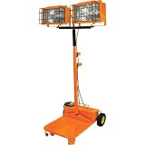 Designers Edge L4211 Telescoping Metal Halide Industrial Work Light, Orange, 2000-Watt