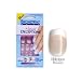 INDICATIONS:Beautiful Nails you should have been born with. These French Nails have a moon design just like your natural nail for a look so deceptive, they look like your own. Pink Gel Glue is included to enhance the color of your natural nail bed to give it the most natural and healthy look. Full cover nails applied with glue usually last up to 10 days. This of course depends on how fast your nails grow and how tough you are on your hands. Wear beyond 10 days is not recommended. Nail shapes: Short Square. Kit Contains: 20 Regular shape nails, 8 Flat nails, Twist-off Pink Gel Glue 2 gm, Glue Stand, Manicure Stick.How To Apply :It's simple, Apply glue, apply nail.