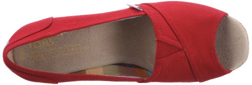 Toms Womens Wedges Red 010001B10-Red 3.5UK (5.5 US)