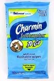 Charmin Freshmates To Go Flushable Wipes, Adult, Travel Pack, 10 ct.