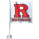 Rutgers Scarlet Knights Car Flag