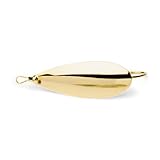 Johnson SM1/2-GLD Tackle Box Standard Minnow Spoon, Gold, 2-1/2-Inch, 1/2-Ounce