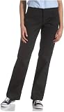 Dickies Girl Junior's Original Low Rider Work Pant, Black, 3