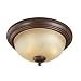Westinghouse Lighting 694 Conestoga Flush Mount Ceiling Light, Saddle