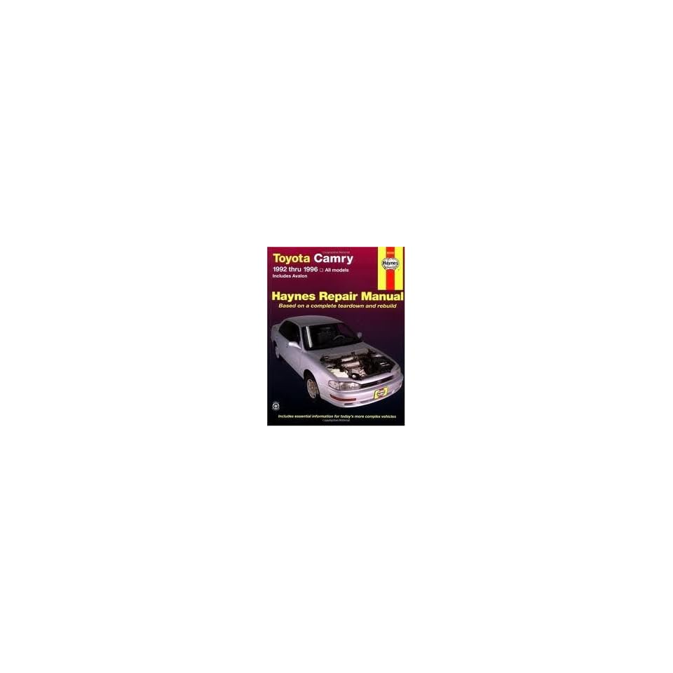 Haynes Toyota Camry Automotive Repair Manual 3th (third