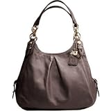 31rgX2F7yuL. SL160  Coach 15742MAH Madison Leather Maggie Shoulder Hobo Bag Purse Tote Brown Reviews