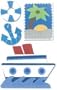 Paper Bliss Adhesive Embellishments: Cruise, 4pcs.