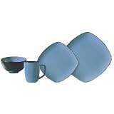 Hearthstone Square 16-Piece Set Service for 4, Bluetopia