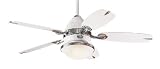 Hunter Ceiling Fans 25751WH Retro Fan - White Contemporary Indoor Fan 48' Blade Span