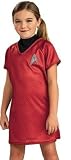 Kids Star Trek Girl Uhura Red Dress Halloween Costume M Girls Medium (5-7 years)