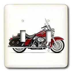 Light Switch Cover Picturing Picturing Harley Davidson Motorcycle - double toggle switch