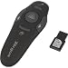 Targus 2.4 GHz Wireless Laser Presentation Remote, Range up to 30 Feet AMP03US (Black)