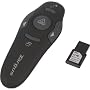 Targus 2.4 GHz Wireless Laser Presentation Remote, Range up to 30 Feet AMP03US (Black)