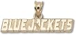 Columbus "Blue Jackets" New 3/16" Charm/Pendant -14K/10K, Stainless Steel or Gold Plated