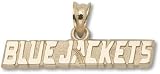 Columbus "Blue Jackets" New 3/16" 14K Charm/Pendant