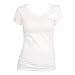 White Solid color Classic Super soft 100% cotton longer womens and girls tee shirt.