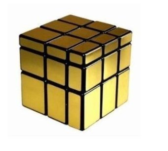 Shengshou 3x3x3 Mirror Speed Cube Puzzle Gold
