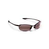 MAUI JIM MAKAHA 405 R405-10 TORTOISE PLASTIC ROSE POLARIZED SEMI RIMLESS SUNGLASSES SHADES