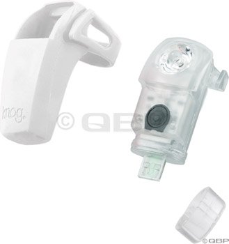 Knog Boomer USB Rechargable Red LED Taillight: White