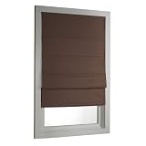 Insulated Roman Shade - Mahogany