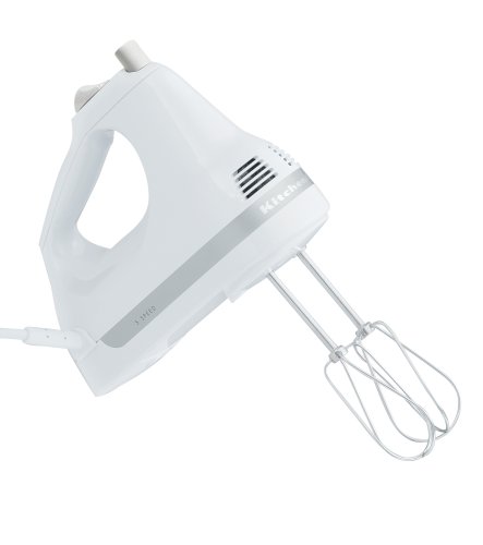 Factory Reconditioned KitchenAid RRHM5WH 5-Speed Ultra Power Hand Mixer, White