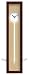Infinity Instruments Illusion Walnut Wood Wall/Table Pendulum Clock